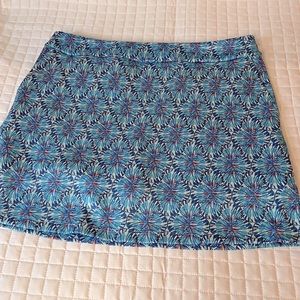 Vineyard Vines Blue and White Mini Skirt